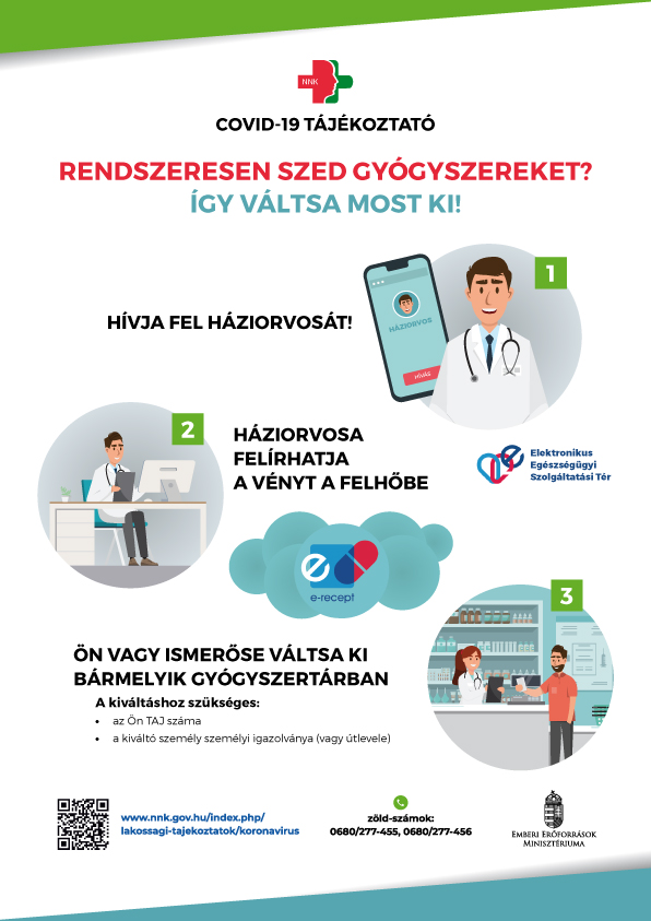 Ajánlások a COVID-19 vírusfertőzéssel kapcsolatban Ajánlások a COVID-19 vírusfertőzéssel kapcsolatban