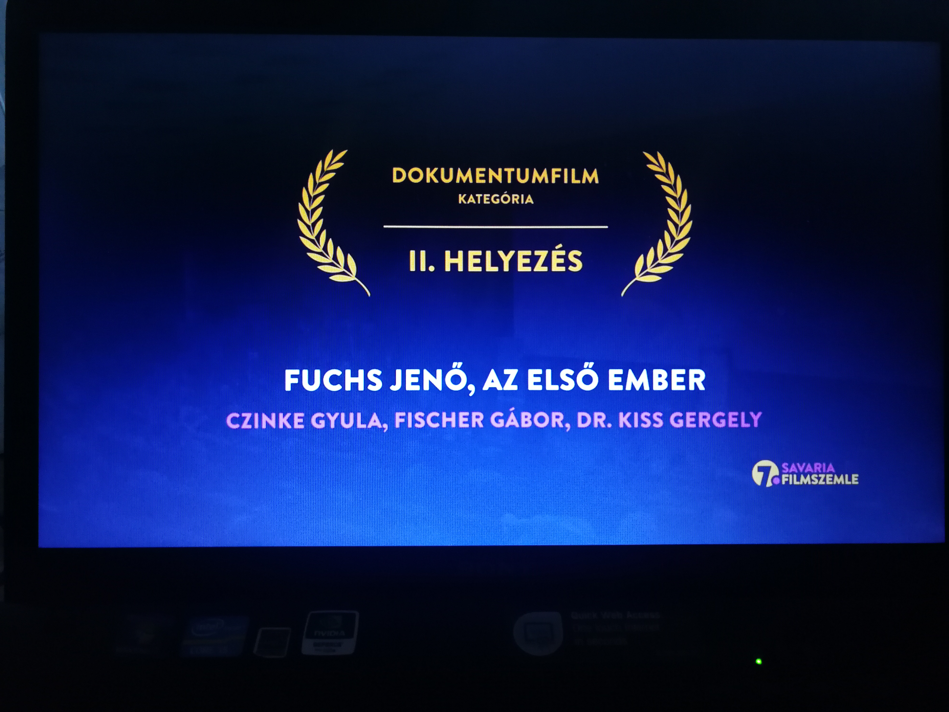 Második helyen díjazta a szakmai zsűri a Fuchs Jenőről szóló filmet a 7. Savaria Filmszemlén Második helyen díjazta a szakmai zsűri a Fuchs Jenőről szóló filmet a 7. Savaria Filmszemlén