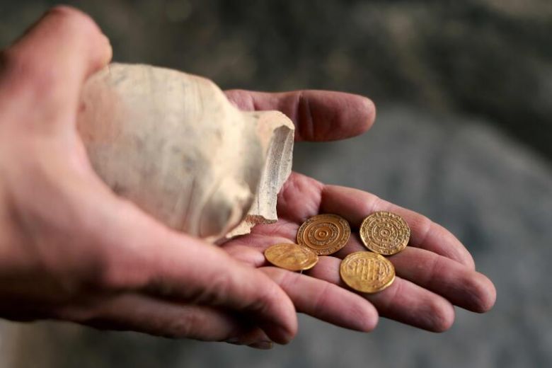 Több ezer éves aranyérméket találtak Jeruzsálem óvárosában