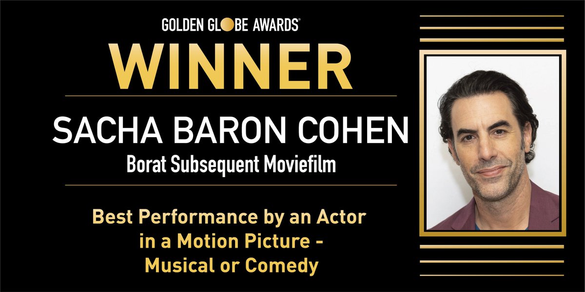 Sacha Baron Cohen egyedülálló rekordot állított fel a Borat újabb Golden Globe győzelme után Sacha Baron Cohen egyedülálló rekordot állított fel a Borat újabb Golden Globe győzelme után