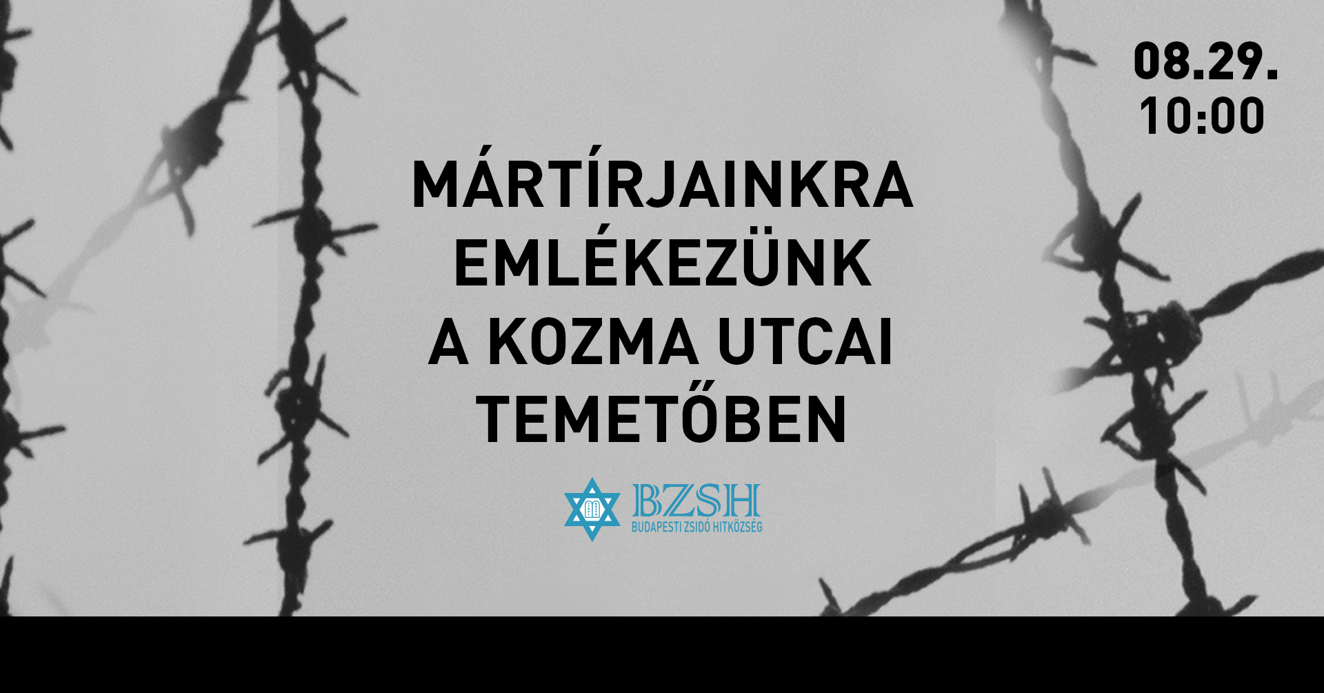Augusztus utolsó vasárnapján ismét mártírjainkra emlékezünk a Kozma utcában Augusztus utolsó vasárnapján ismét mártírjainkra emlékezünk a Kozma utcában